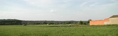 Vista panormica desde la terminacin de la calle de la Fragua, al lado del bosque 